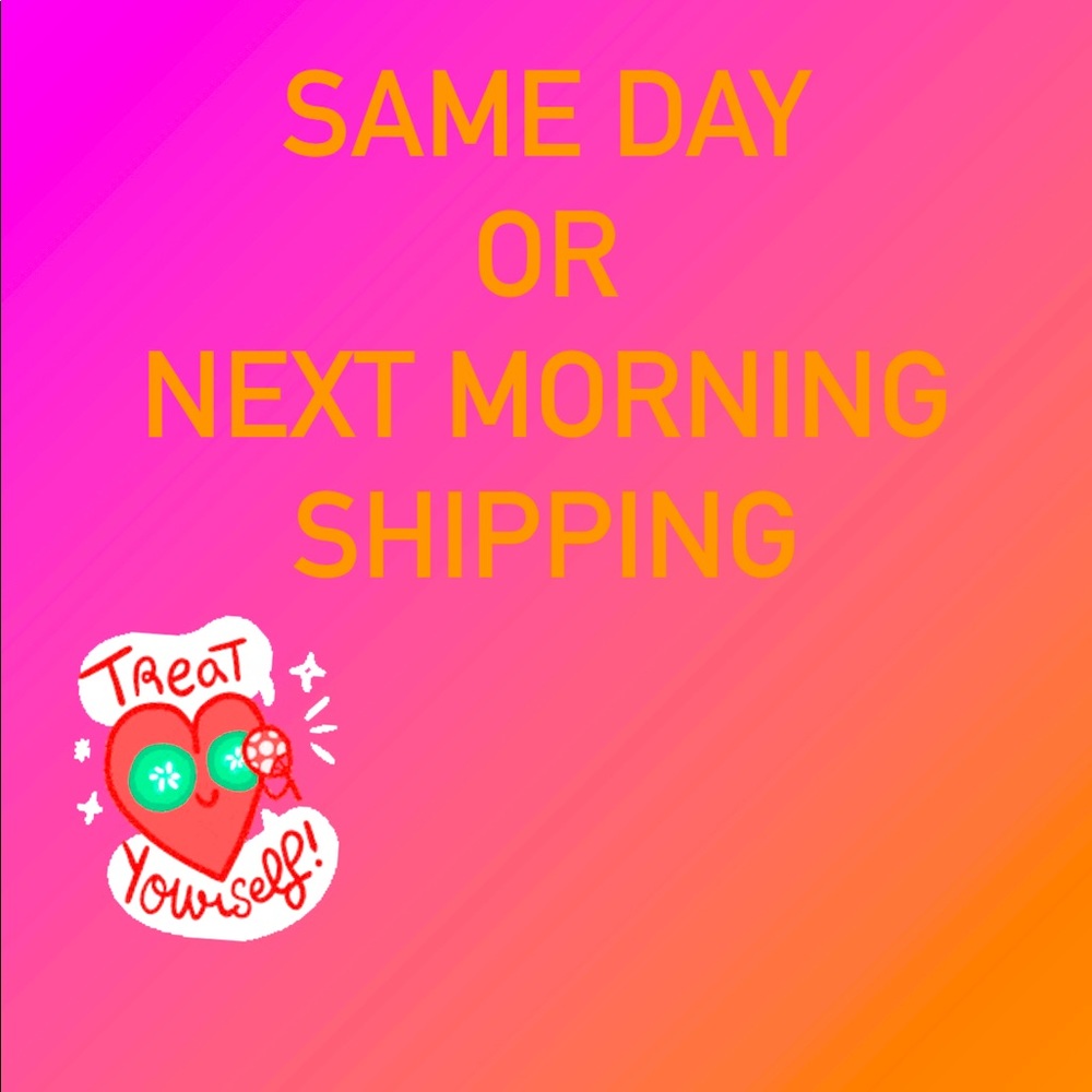 I ship fast! Same day or next morning!